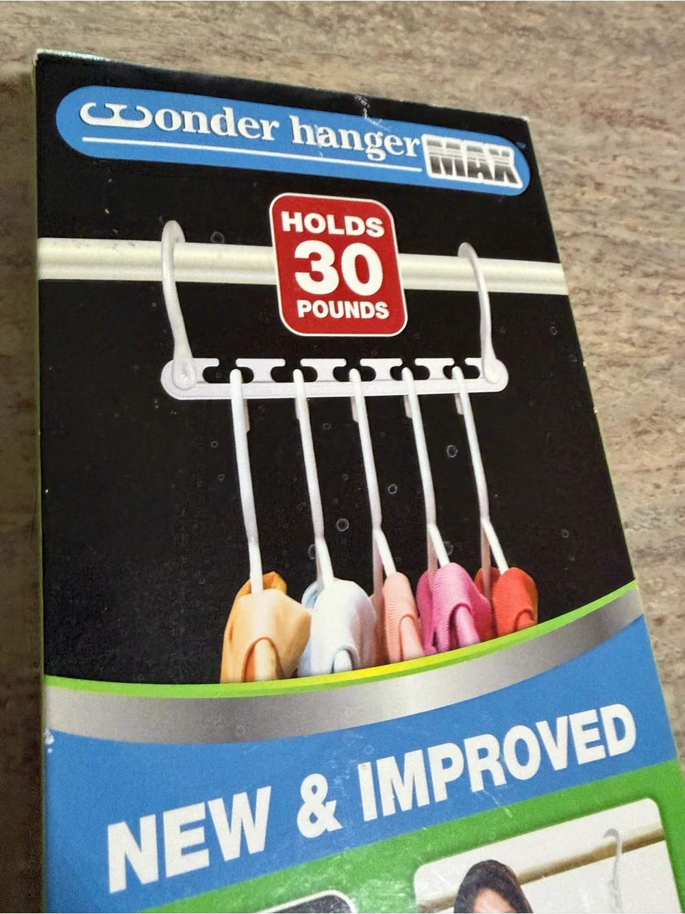 As Seen on Tv Max 6-Pack Space-Saving Closet Hangers — White